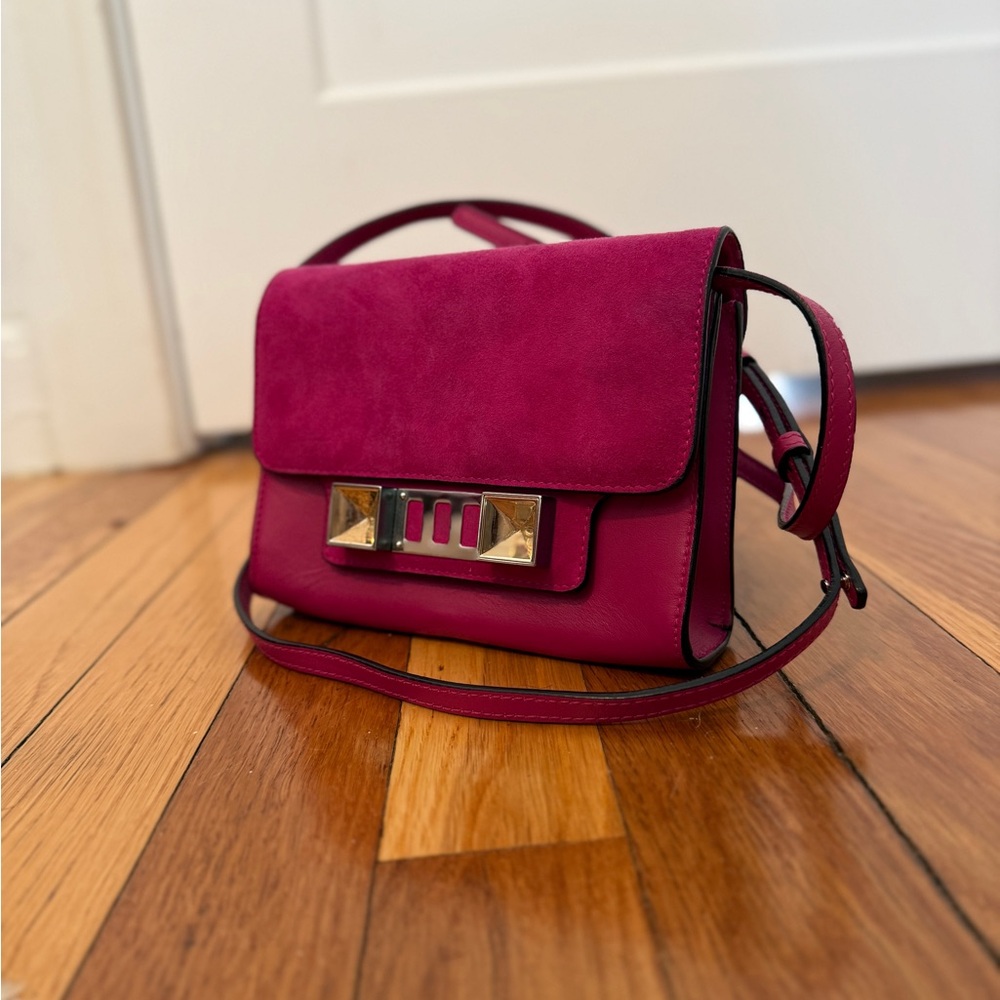 Proenza Schouler Fuscia Crossbody Leather Bag - Picture 2 of 14